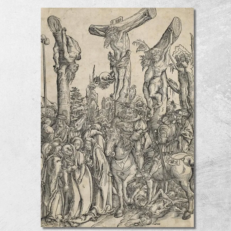 Crucifixion Lucas Cranach the Elder tableau impression sur toile