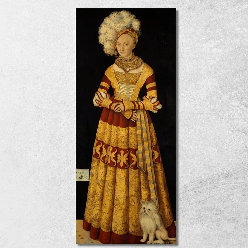 Duchesse Catherine De Mecklembourg Lucas Cranach the Elder tableau impression sur toile