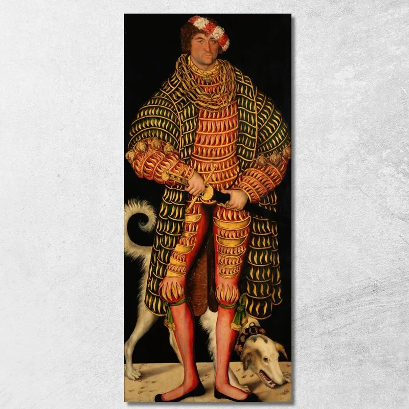 Duc Henri Le Pieux Lucas Cranach the Elder tableau impression sur toile