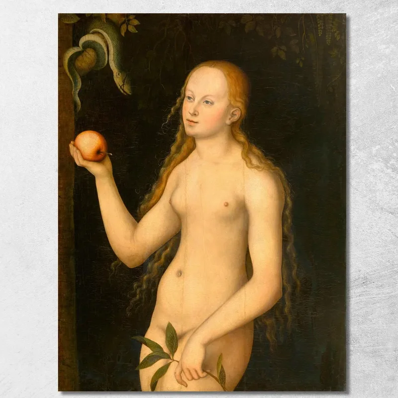 Ève 2 Lucas Cranach the Elder tableau impression sur toile