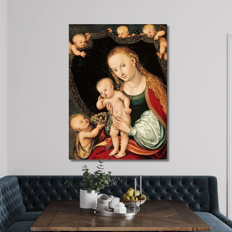 La Vierge À L'Enfant Avec Le Jeune Saint Jean-Baptiste Lucas Cranach the Elder