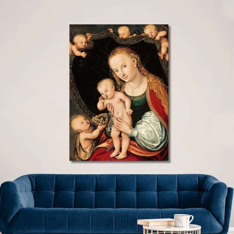La Vierge À L'Enfant Avec Le Jeune Saint Jean-Baptiste Lucas Cranach the Elder