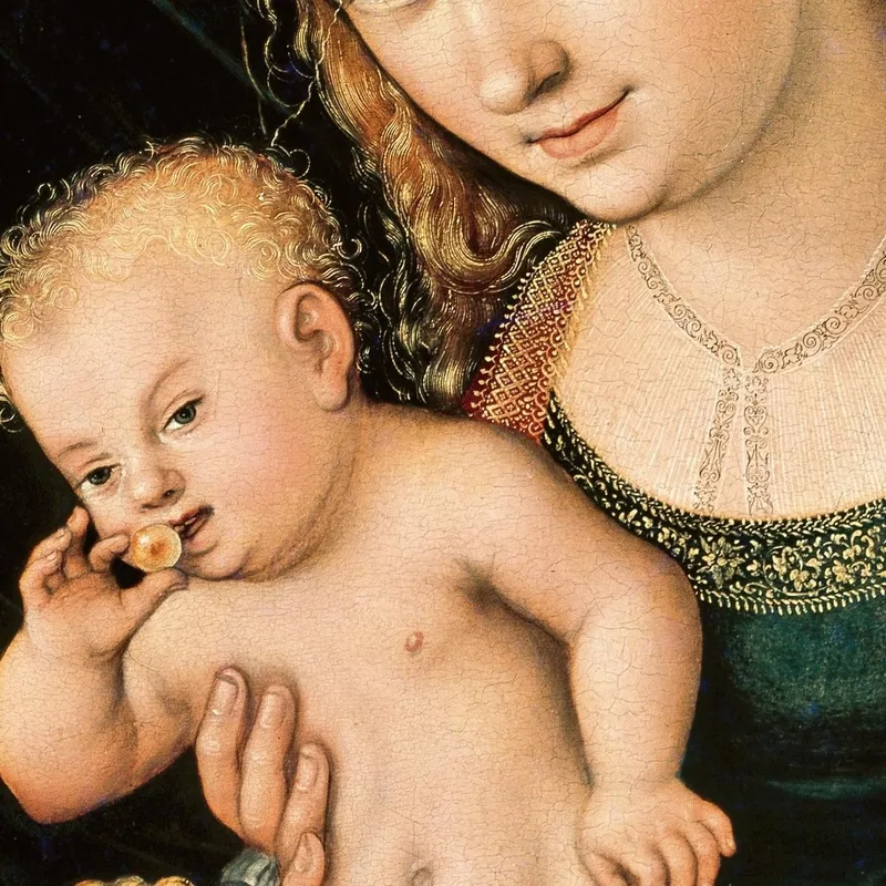 La Vierge À L'Enfant Avec Le Jeune Saint Jean-Baptiste Lucas Cranach the Elder