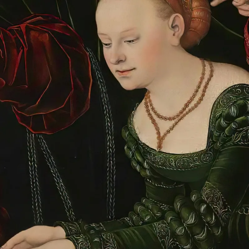 Vieil Homme Dupé Par Des Courtisanes Lucas Cranach the Elder