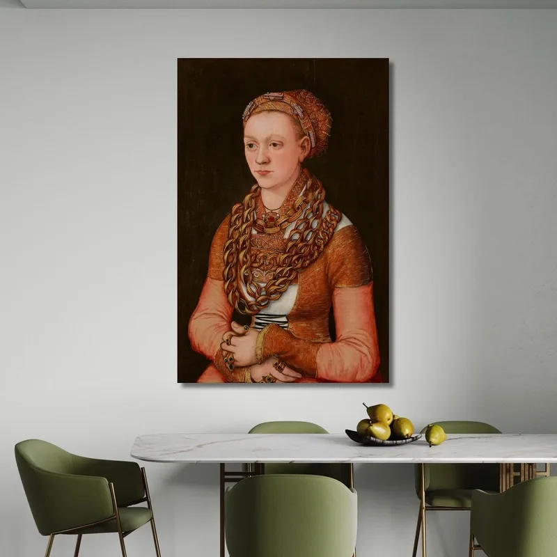 Portrait D'Anna Buchner Née Lindacker Lucas Cranach the Elder