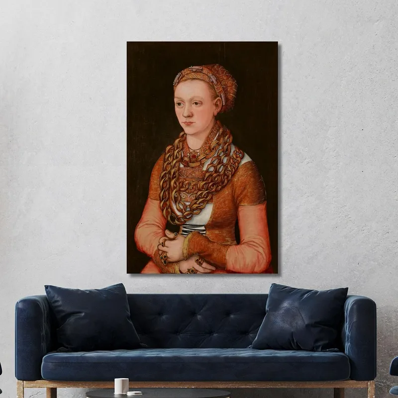 Portrait D'Anna Buchner Née Lindacker Lucas Cranach the Elder