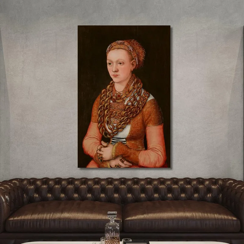 Portrait D'Anna Buchner Née Lindacker Lucas Cranach the Elder