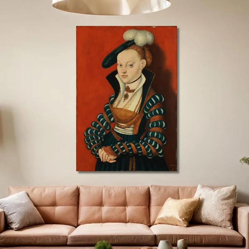 Portrait Of Christiane Of Eulenau Lucas Cranach the Elder