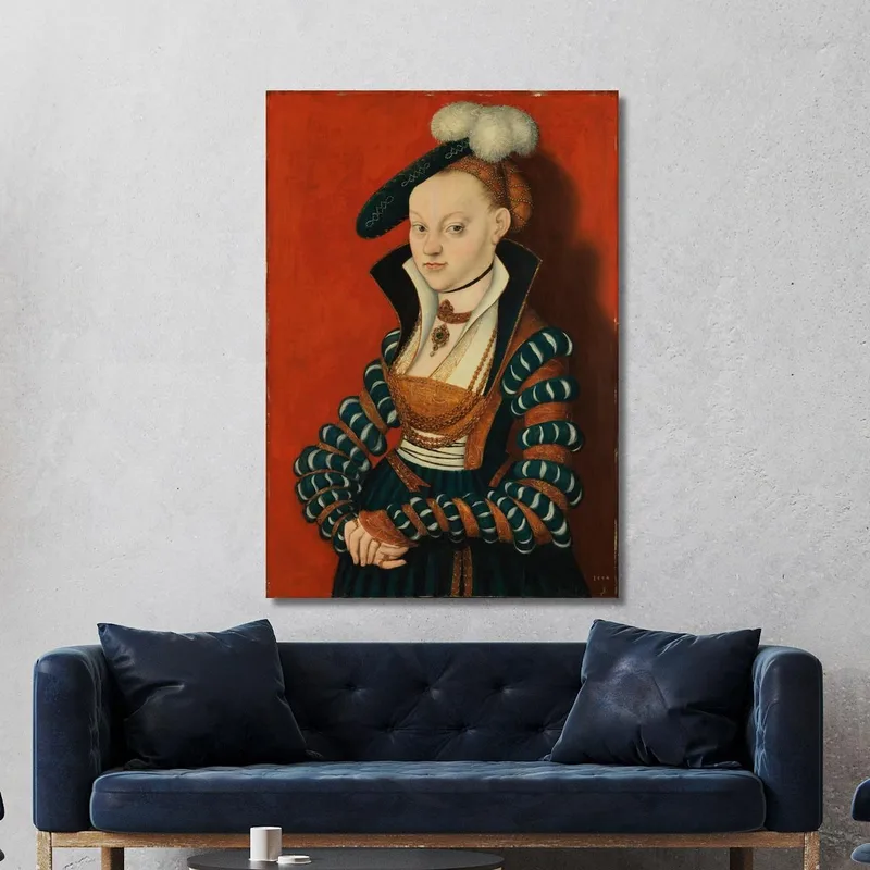 Portrait Of Christiane Of Eulenau Lucas Cranach the Elder