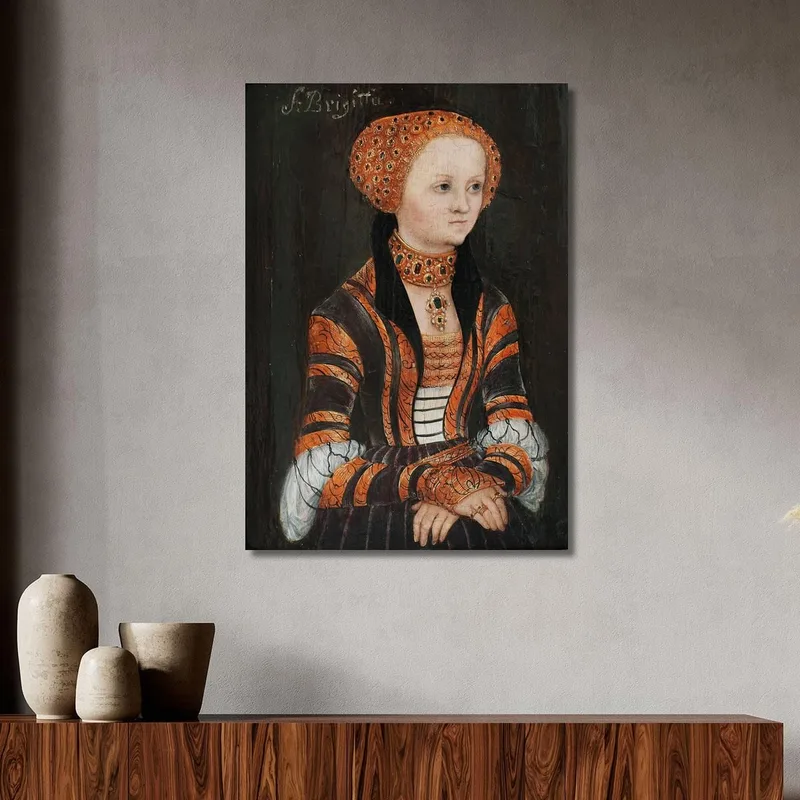 Ritratto Di Santa Brigida Di Svezia Lucas Cranach the Elder