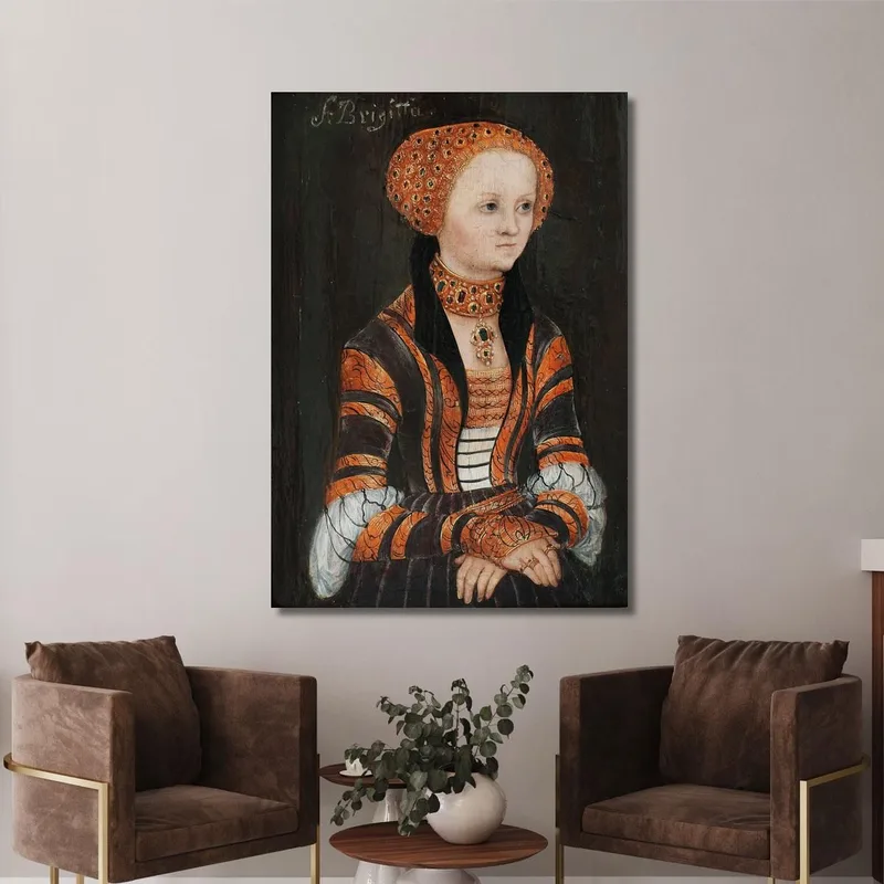 Ritratto Di Santa Brigida Di Svezia Lucas Cranach the Elder