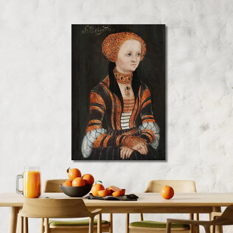 Ritratto Di Santa Brigida Di Svezia Lucas Cranach the Elder