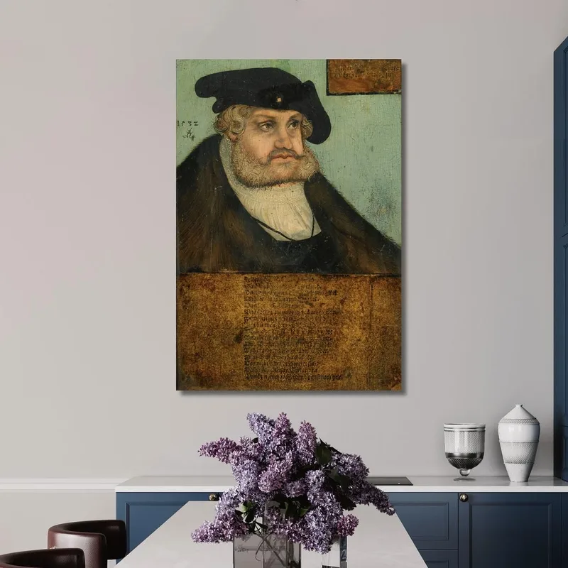 Portrait De L'Électeur Frédéric Iii Le Sage De Saxe 1463-1525 Lucas Cranach the Elder