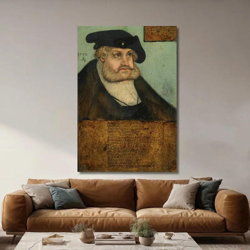 Portrait De L'Électeur Frédéric Iii Le Sage De Saxe 1463-1525 Lucas Cranach the Elder