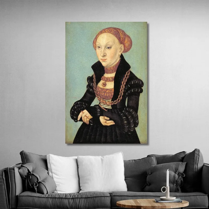 Porträt Der Kurfürstin Sibylle Von Sachsen (1510–1569) Lucas Cranach the Elder
