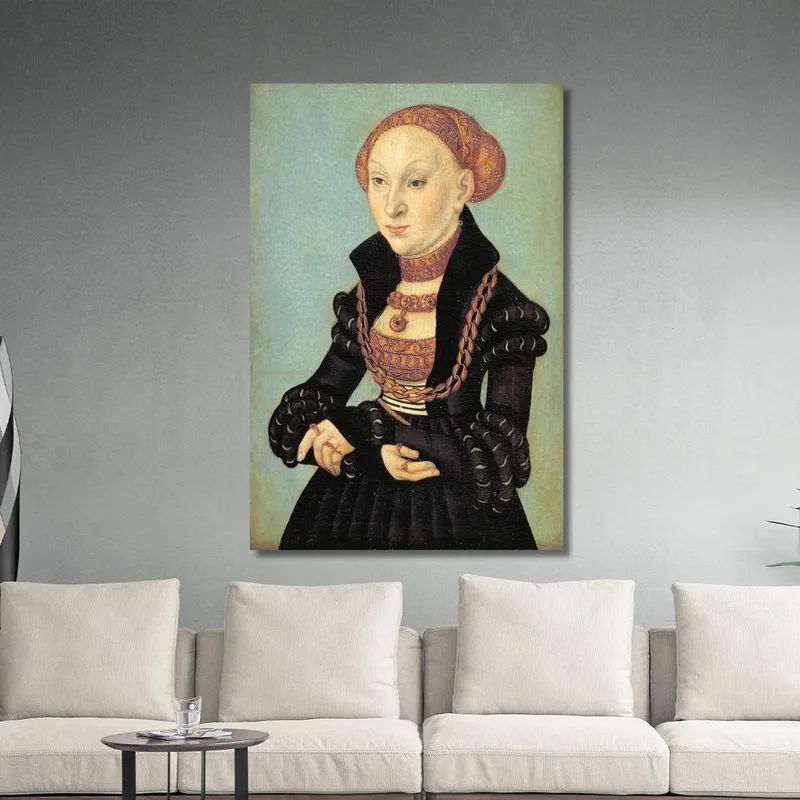 Porträt Der Kurfürstin Sibylle Von Sachsen (1510–1569) Lucas Cranach the Elder