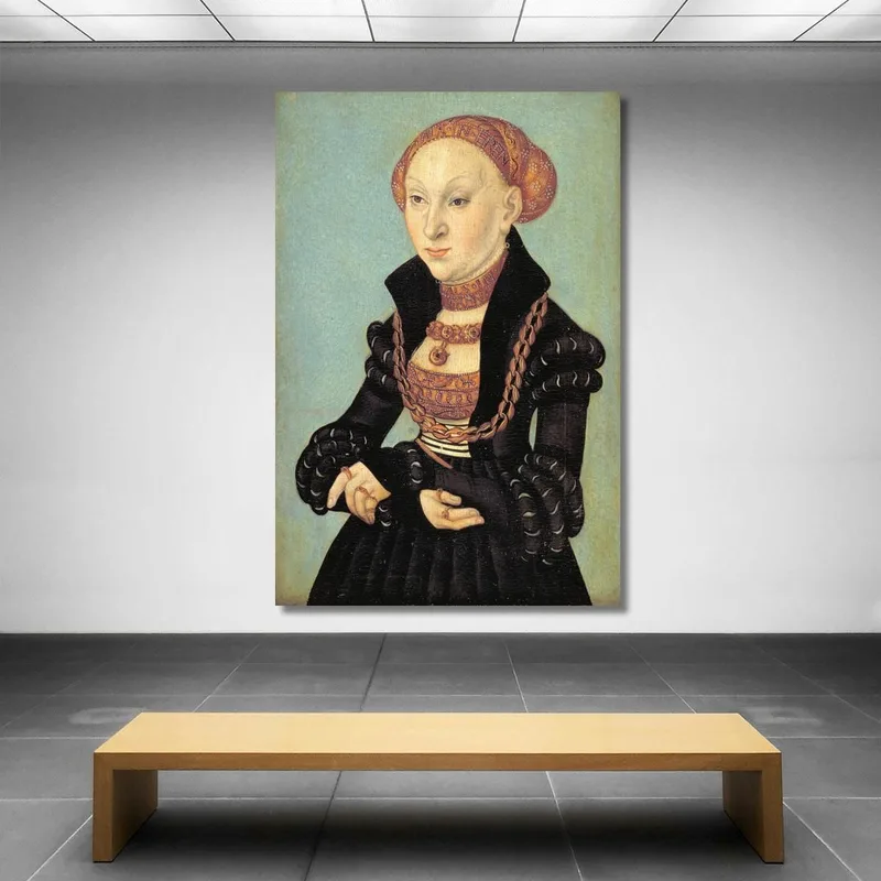 Porträt Der Kurfürstin Sibylle Von Sachsen (1510–1569) Lucas Cranach the Elder
