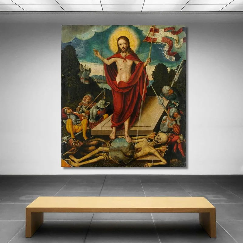 Resurrection Of Christ And The Triumph Over Death And Devil Lucas Cranach the Elder