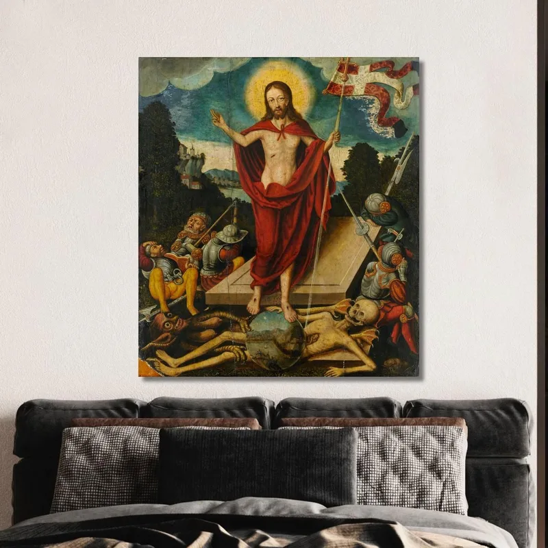 Resurrection Of Christ And The Triumph Over Death And Devil Lucas Cranach the Elder