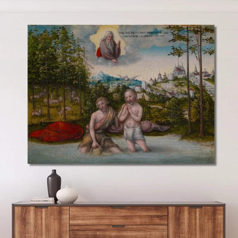 Die Taufe Christi Lucas Cranach the Elder