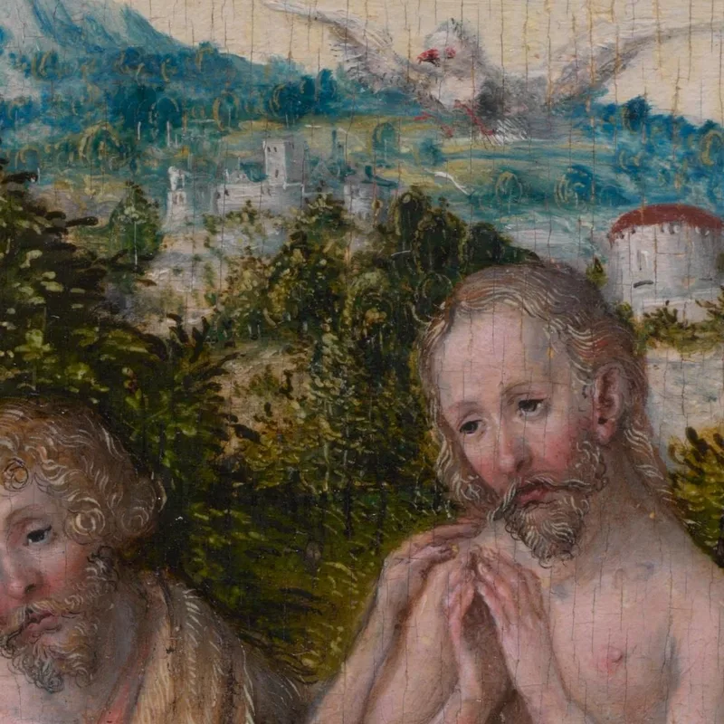 Die Taufe Christi Lucas Cranach the Elder