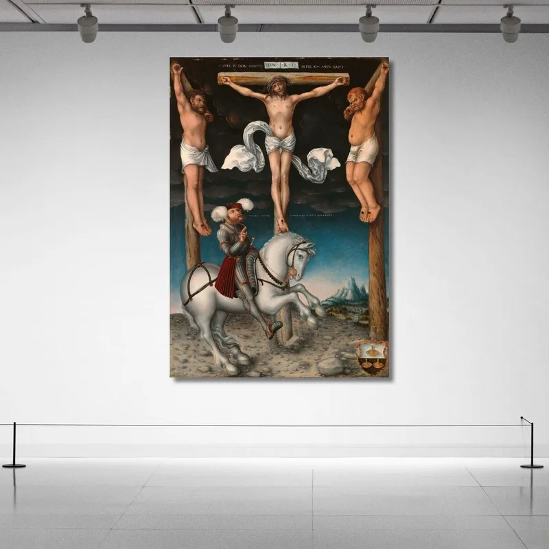 La Crucifixion Avec Le Centurion Converti Lucas Cranach the Elder