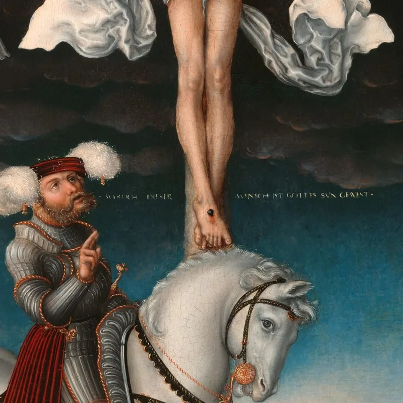 La Crucifixion Avec Le Centurion Converti Lucas Cranach the Elder