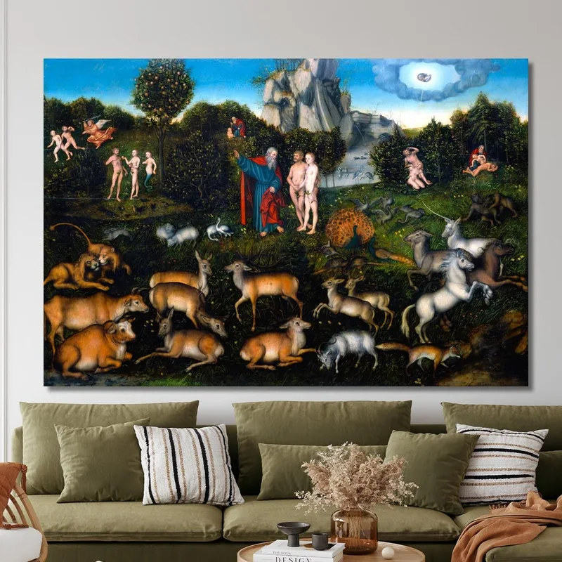 El Jardín Del Edén Lucas Cranach the Elder