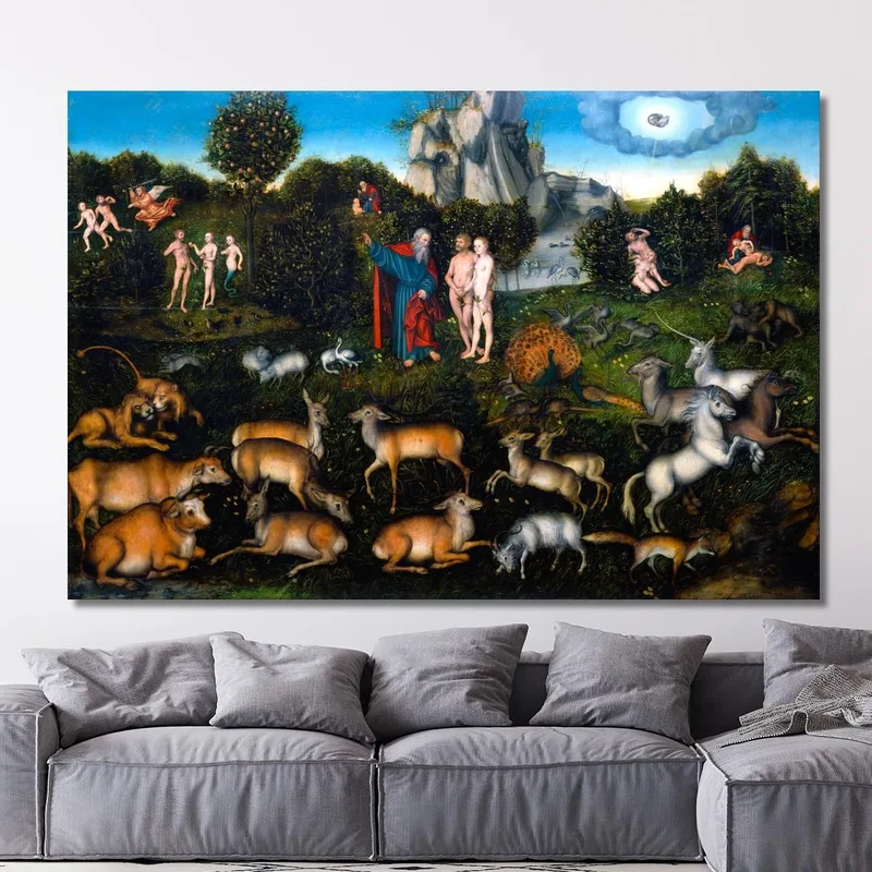 El Jardín Del Edén Lucas Cranach the Elder