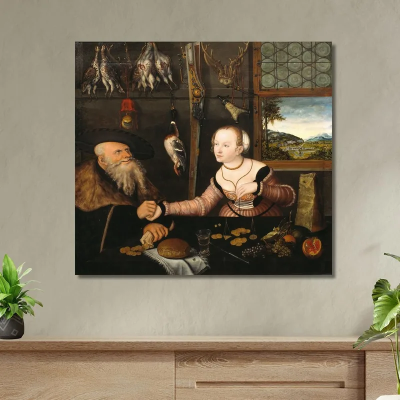 La Coppia Male Assortita Lucas Cranach the Elder
