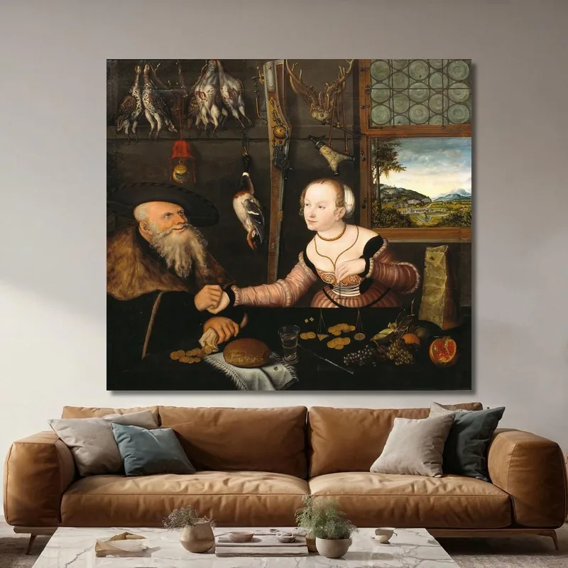 La Coppia Male Assortita Lucas Cranach the Elder
