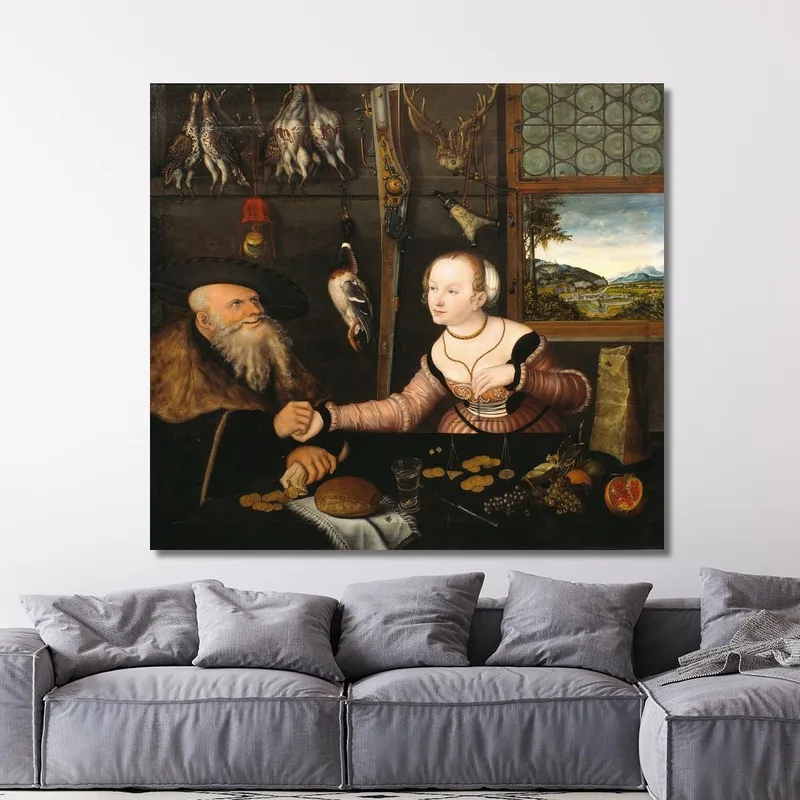 La Coppia Male Assortita Lucas Cranach the Elder