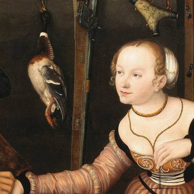 La Coppia Male Assortita Lucas Cranach the Elder