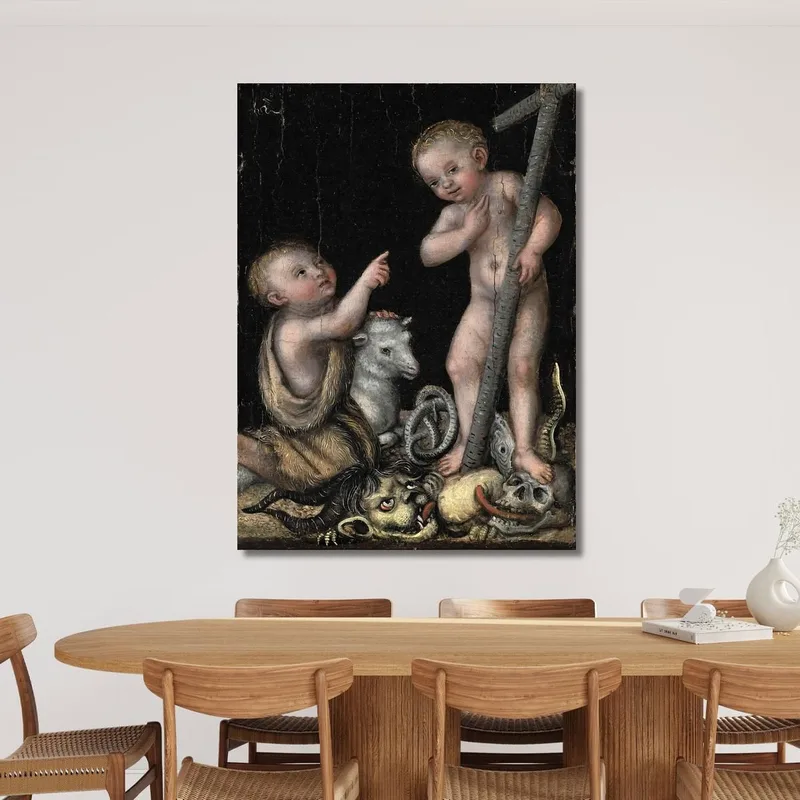 L'Enfant Jésus Et Saint Jean-Baptiste Lucas Cranach the Elder