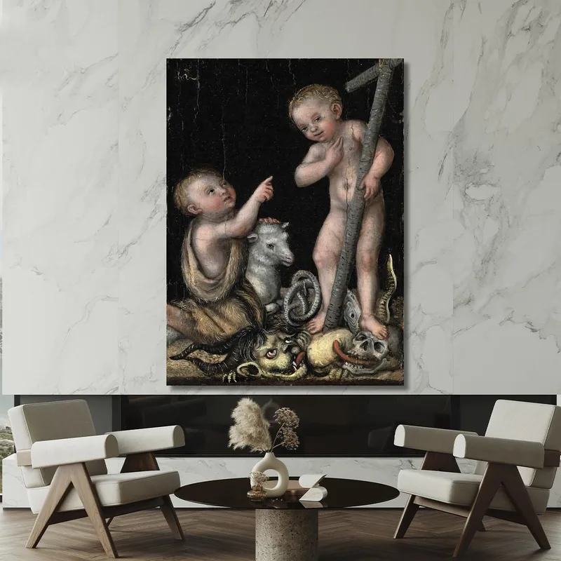 L'Enfant Jésus Et Saint Jean-Baptiste Lucas Cranach the Elder
