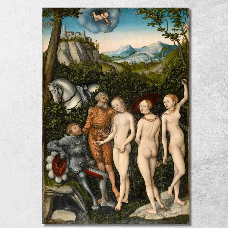 El Juicio De Paris 2 Lucas Cranach the Elder cuadro en lienzo
