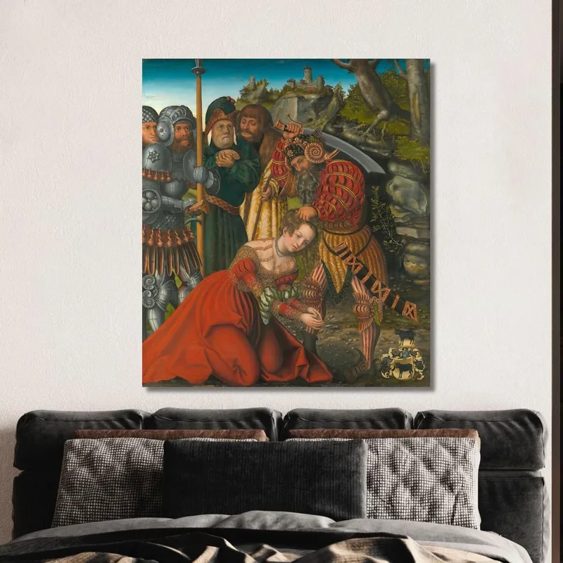Das Martyrium Der Heiligen Barbara Lucas Cranach the Elder