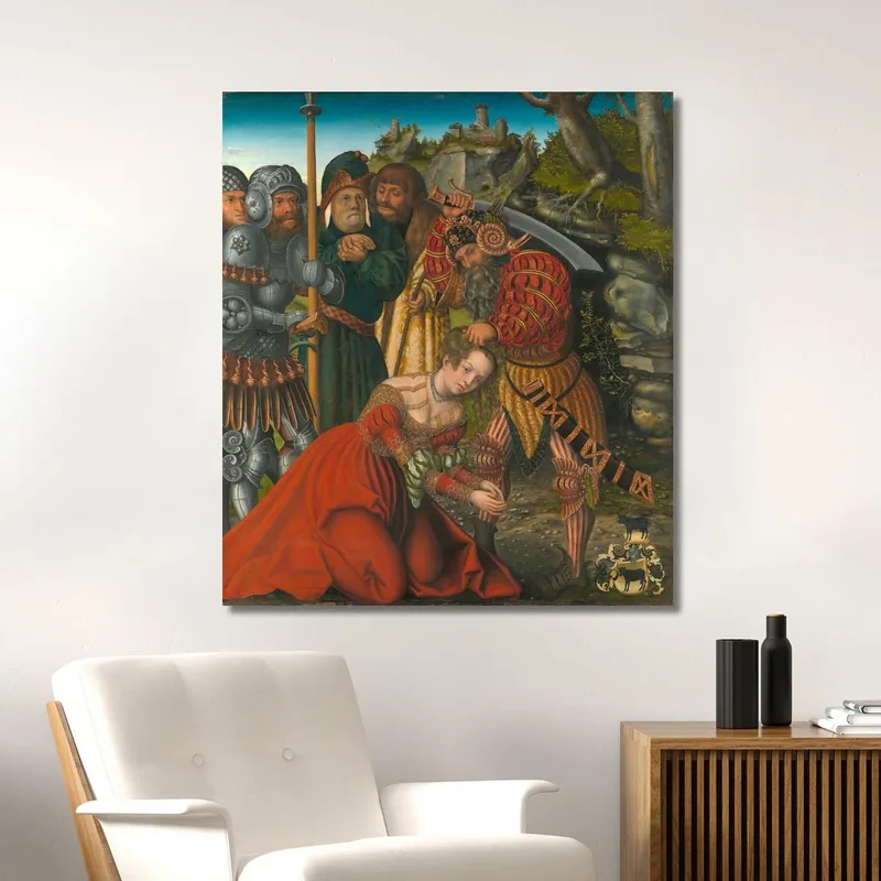 Das Martyrium Der Heiligen Barbara Lucas Cranach the Elder