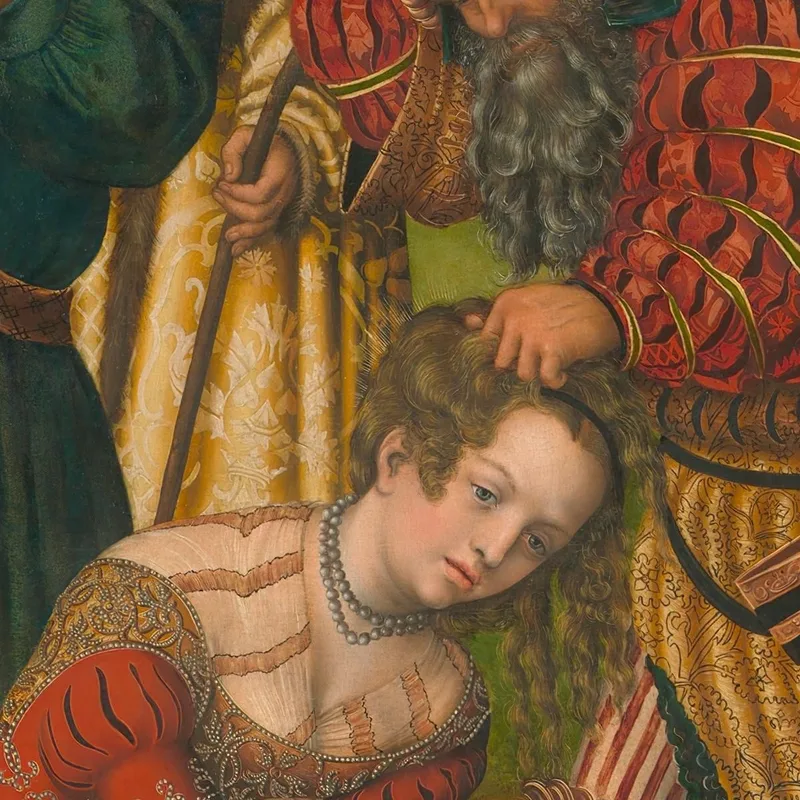 Das Martyrium Der Heiligen Barbara Lucas Cranach the Elder