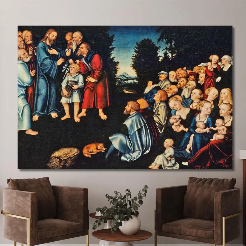 Le Miracle Des Cinq Pains Et Des Deux Poissons Lucas Cranach the Elder