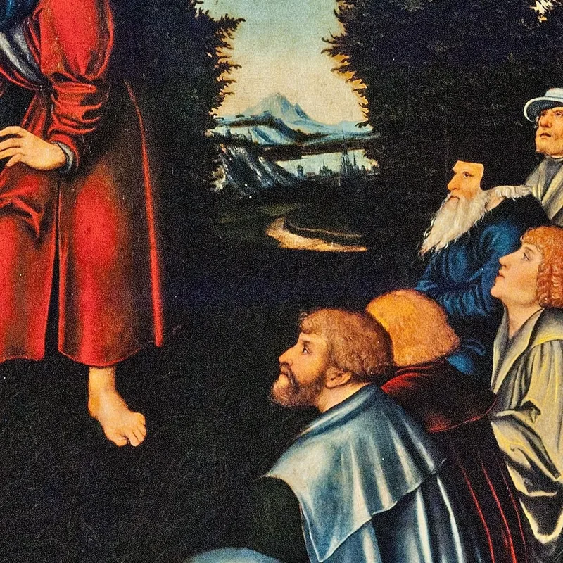 Le Miracle Des Cinq Pains Et Des Deux Poissons Lucas Cranach the Elder