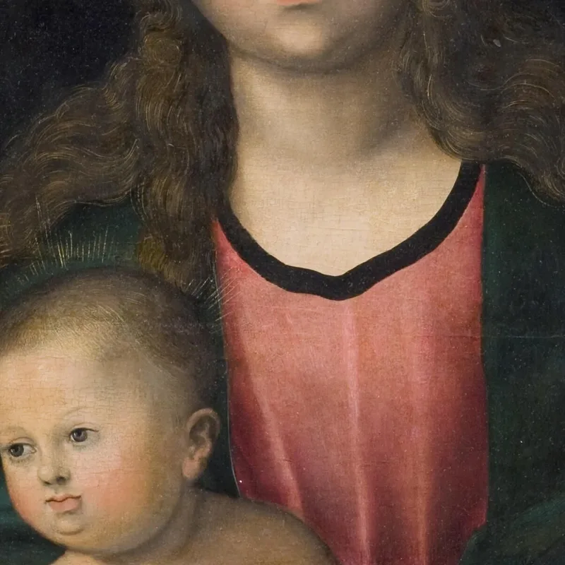 Vierge À L'Enfant Avec Les Saintes Catherine Et Barbe Lucas Cranach the Elder