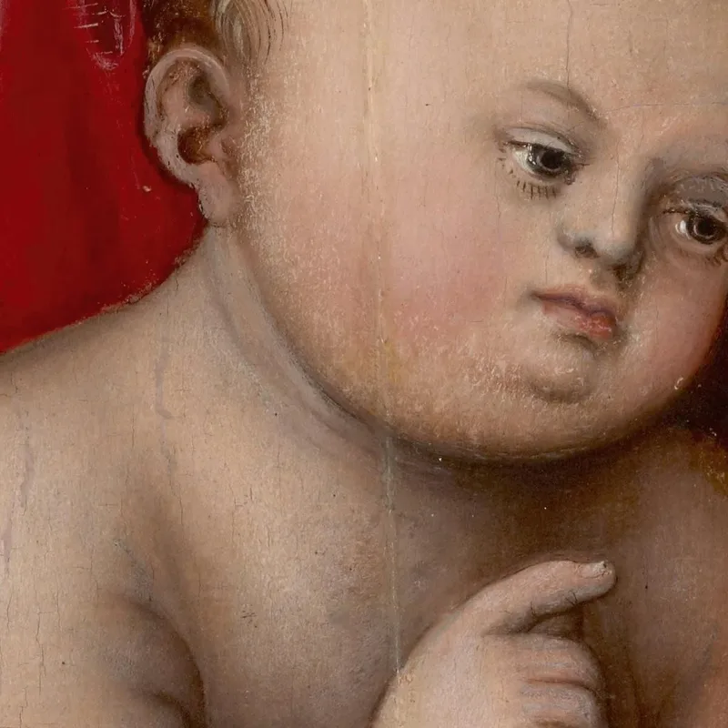 Vierge Marie Avec L'Enfant Et Saint Jean-Baptiste Lucas Cranach the Elder