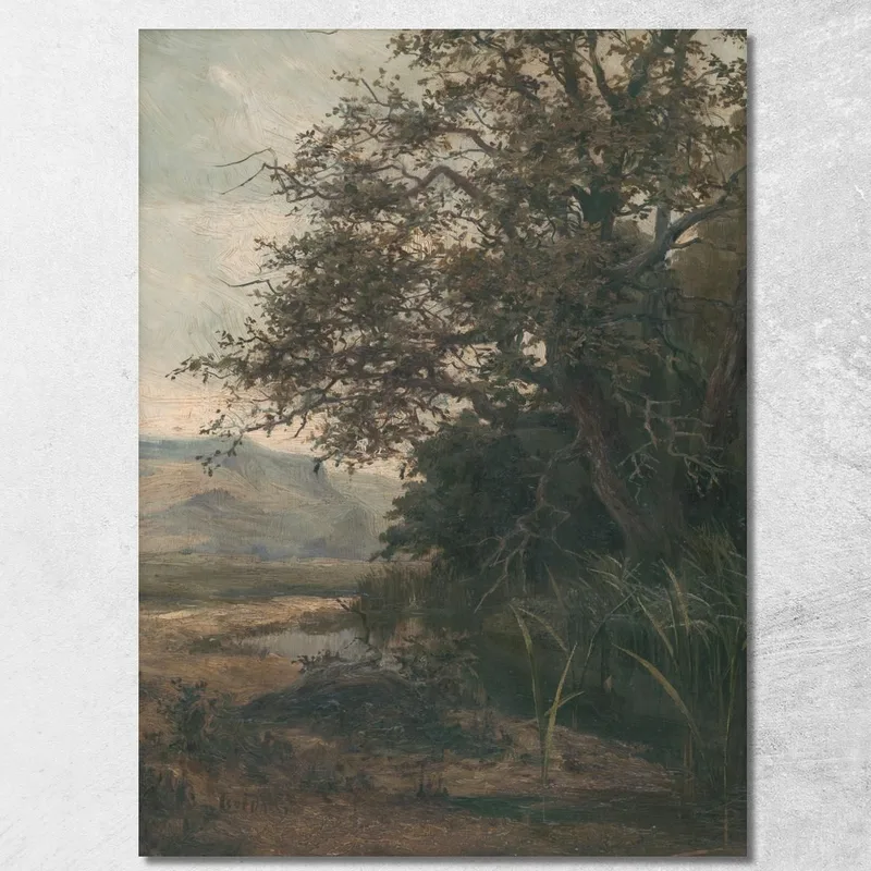 Am Bach Ľudovít Čordák drucken auf leinwand