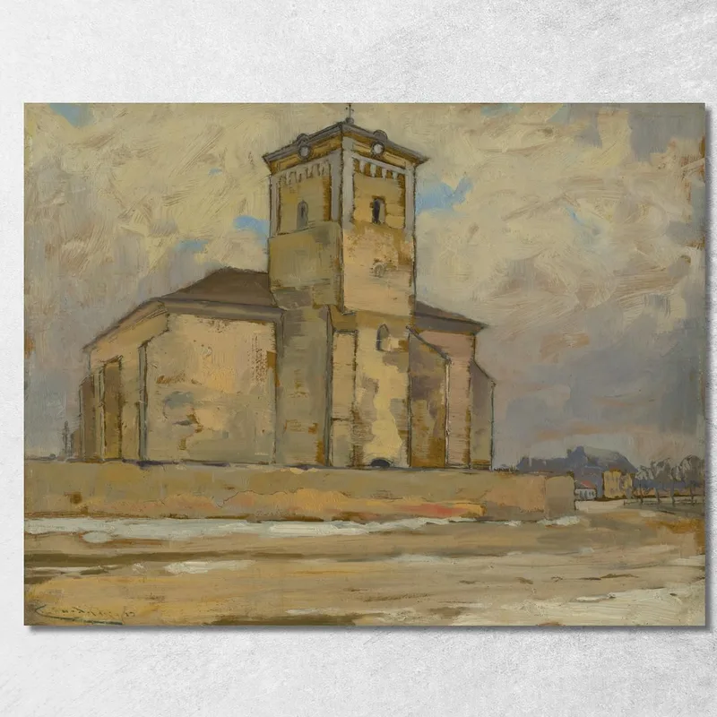 Kirche In Moldova Ľudovít Čordák drucken auf leinwand