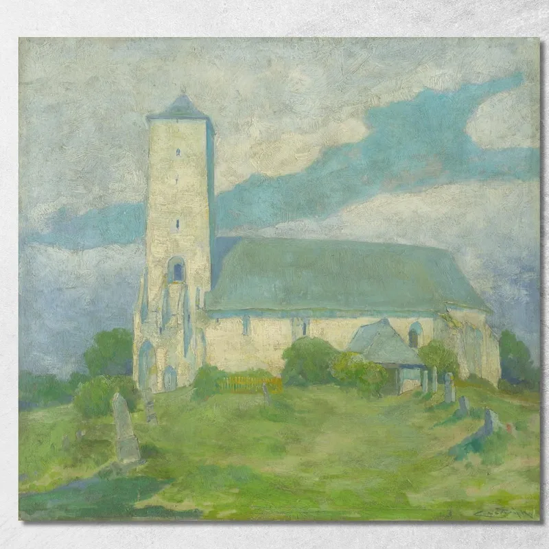 Kirche In Svinica Ľudovít Čordák drucken auf leinwand