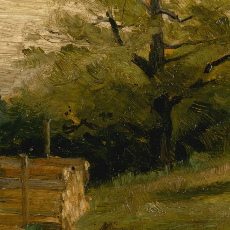 Paesaggio Con Cataste Di Legna Ľudovít Čordák