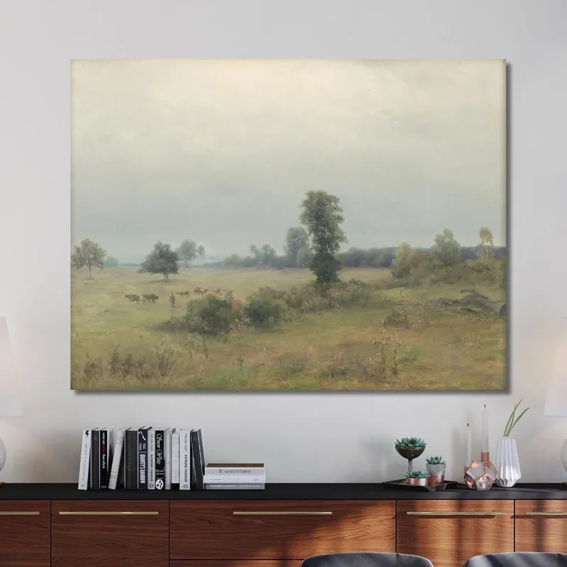 Paisaje Con Vacas Pastando Ľudovít Čordák