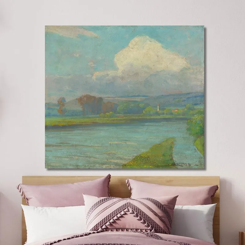 Paesaggio Con Fiume Ľudovít Čordák