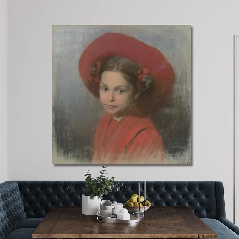Retrato De La Hija Del Artista Georgina Ľudovít Čordák